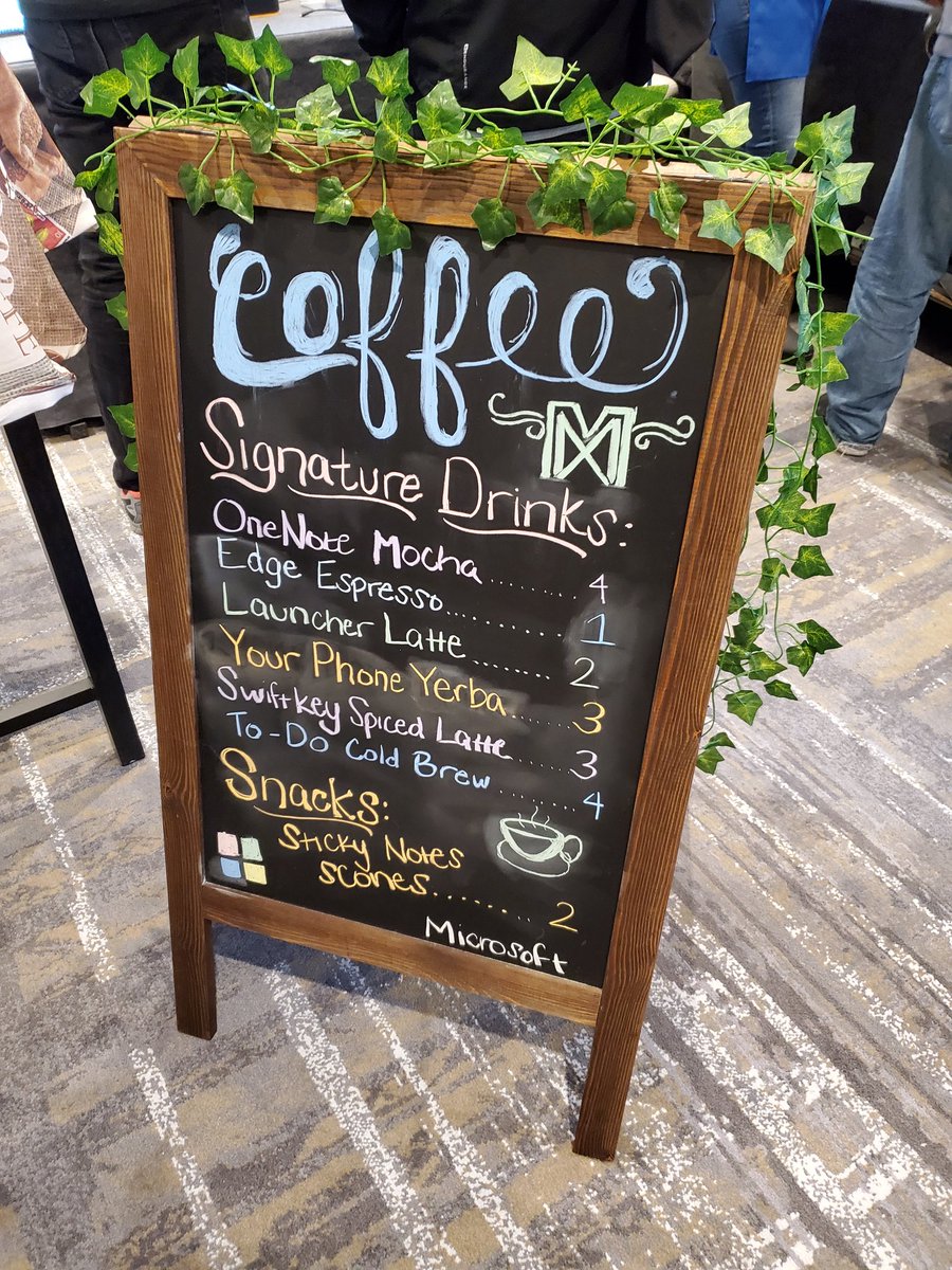 ShilpaRan's tweet image. We had an incredible demo station at our team all hands and our creative team married our love for coffee with essential apps we own in 1 nice picture. Everything you need in 1 menu...💝
#yourphone #microsoftlauncher @SwiftKey @MicrosoftToDo @msonenote #edgemobile @stickynotes