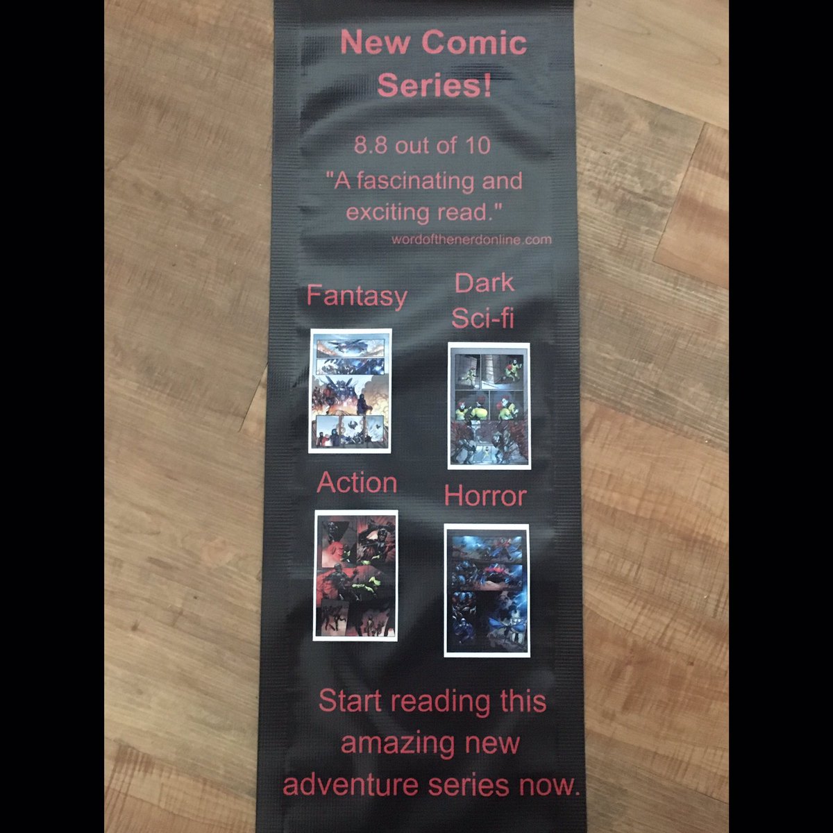 FluxChaotic's tweet photo. New add on banner for our booth at Fandemic Tour Huston this weekend. Boy oh boy, is it coming up quick. So excited. Should be tones of fun.
#SharpEdgeComics #ChaoticFlux #ChaoticFluxFanArt #CG2019 #CGSquad #BuildingAFuture #ComicsGate #Phase3 #indiecomics #TeamComics #makecomics https://t.co/z0I06wTj2K