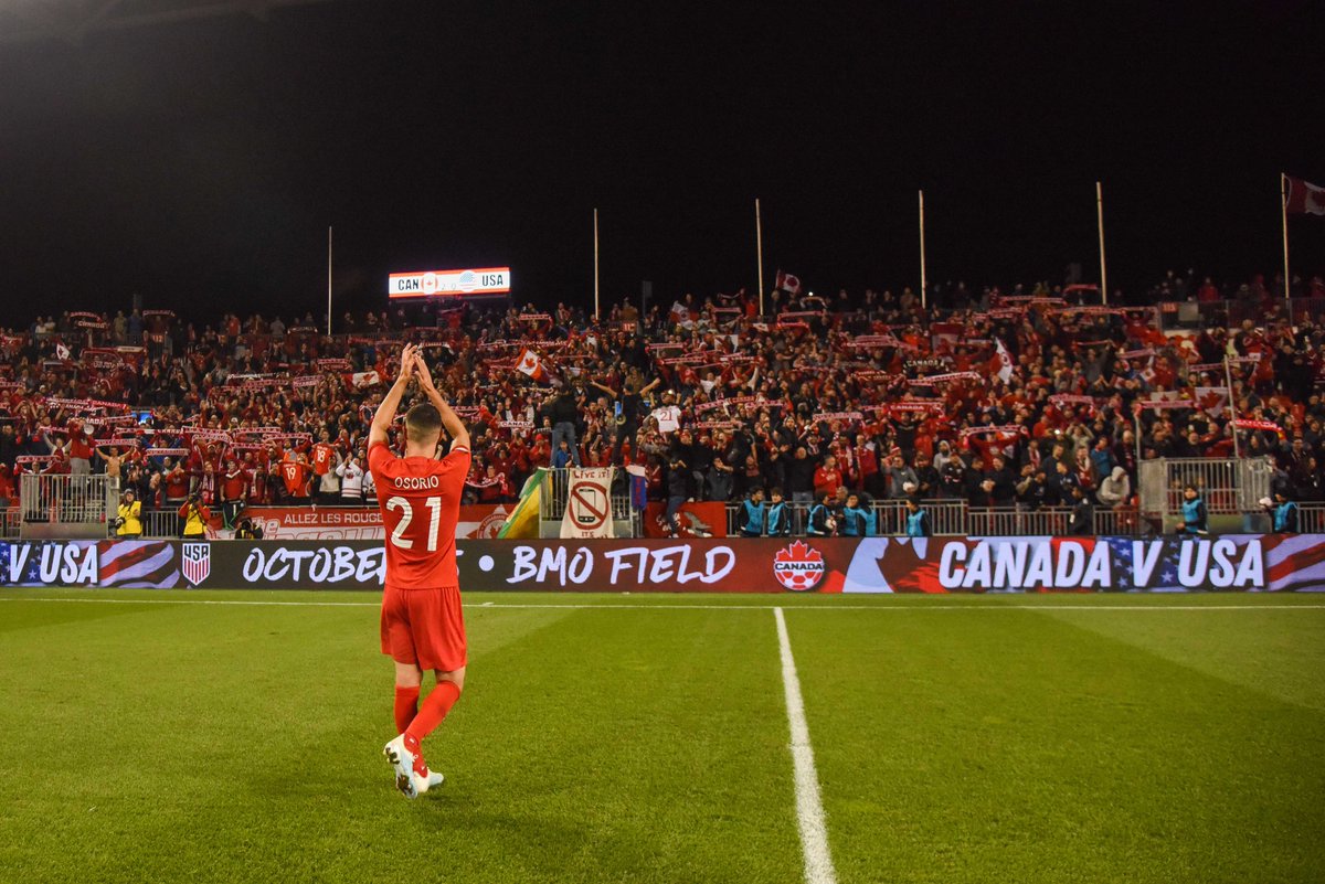 CanadaSoccerEN's tweet photo. This is us.
๐
#ThankYouFans ๐จ๐ฆ #OnGuardTogether ๐ #CANMNT https://t.co/QiA97G1F9b