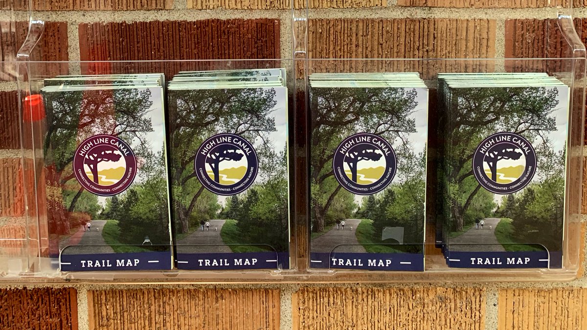 COHighLineCanal's tweet photo. Hey Southeast Denver! We just dropped off a box of FREE High Line Canal trail maps at Eisenhower Park Rec Center. Come pick one up and start exploring all #71miles! To download the new map visit https://t.co/0DnMBnemID https://t.co/BZLwa8JWWC