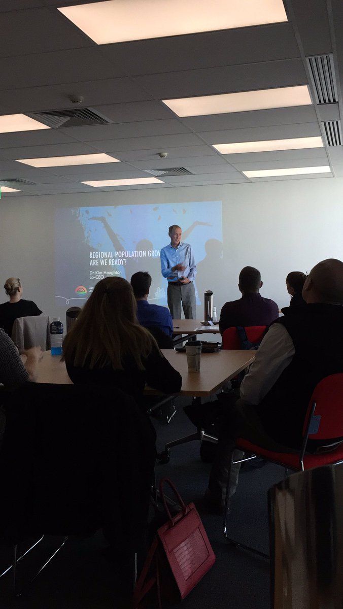 Thanks for hosting #LBWR19 this morning <a href="/RegionalAus/">Regional Australia Institute</a>, it’s great to be in your new digs, hearing from Co-CEO Dr Kim Houghton. Regional population growth - are we ready? Let’s have a think about that
