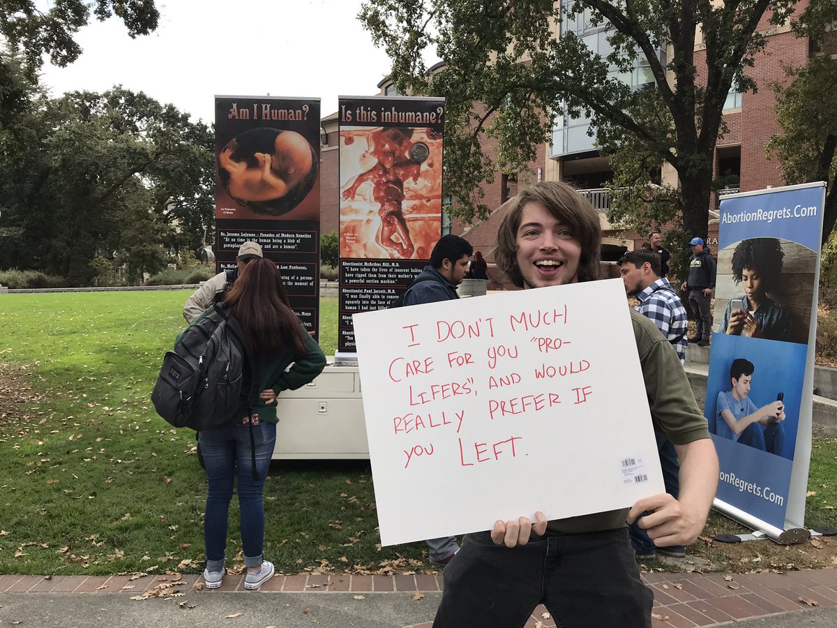 ProjectTruth2's tweet photo. Quotes from students at SRJC:

“I’m running from the Truth”

“Thank you for being on our campus, I’m a survivor of abortion”

“I thought you guys were going to be a bunch of screamers and yellers, but you didn’t do that at all”

“You‘ve shed some light on this for me” https://t.co/coDgTdInAR