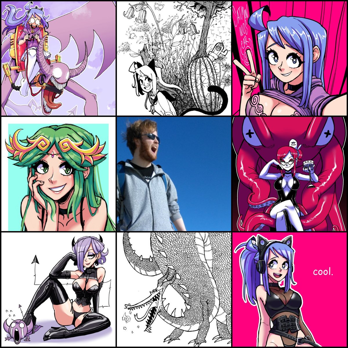 My 2 favourite hobbies. Screaming and drawing boob.
#artvsartist2019 