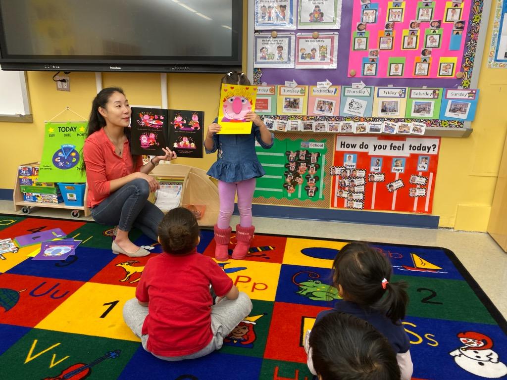 As we are learning more about ourselves, we are encouraging children to express their feelings and reasoning of why they feel that way. Some of our students acted out different emotions using our monster masks😁 #weallLEARN @30Q398 <a href="/nycdistrict30/">District 30</a>