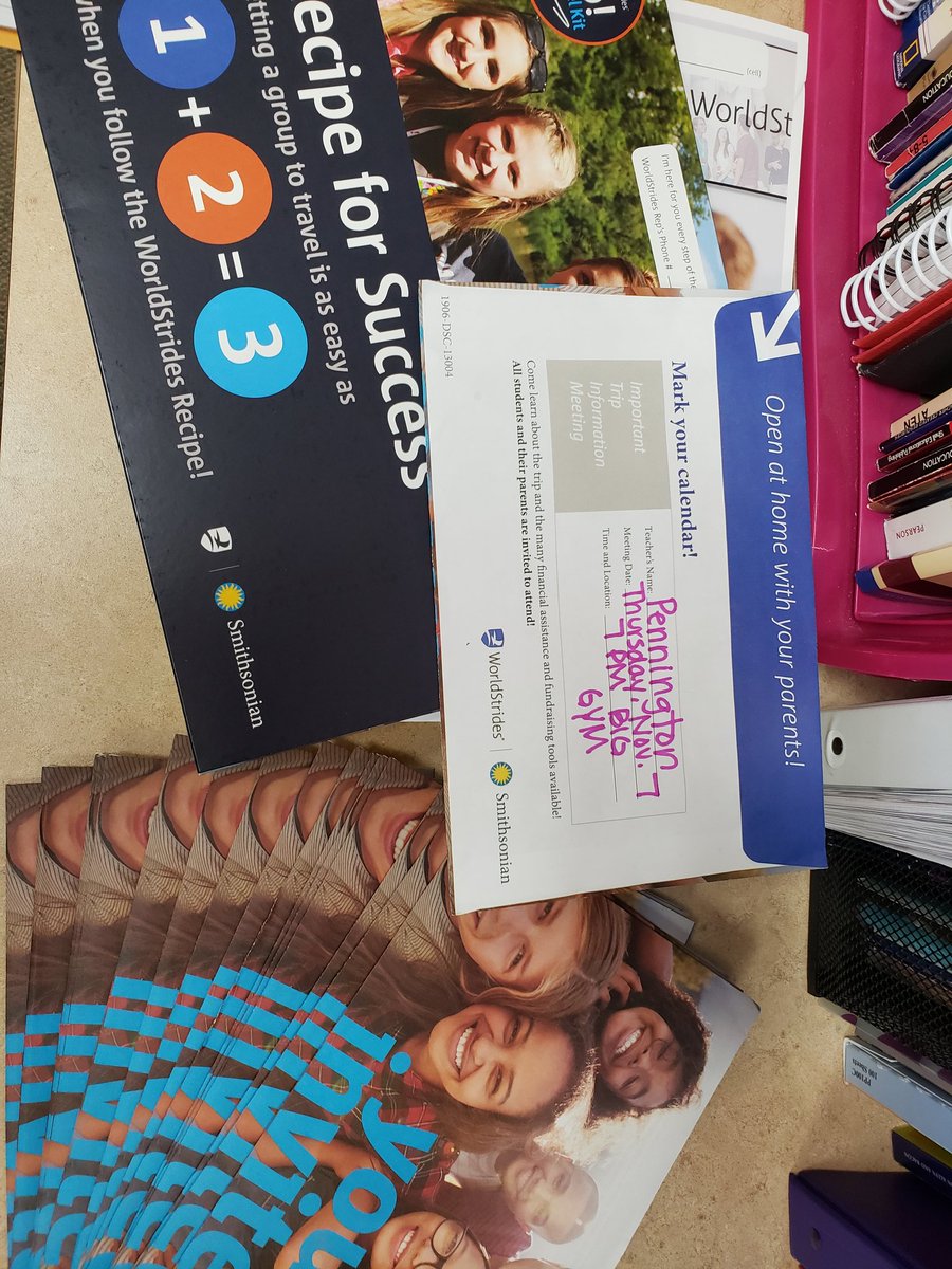 TayaPennington's tweet photo. I love that @WorldStrides makes promoting the DC trip so easy! Getting 7th graders pumped for the 2020 trip!! #D158DC #BestTripEver https://t.co/zJiGnVZcnA
