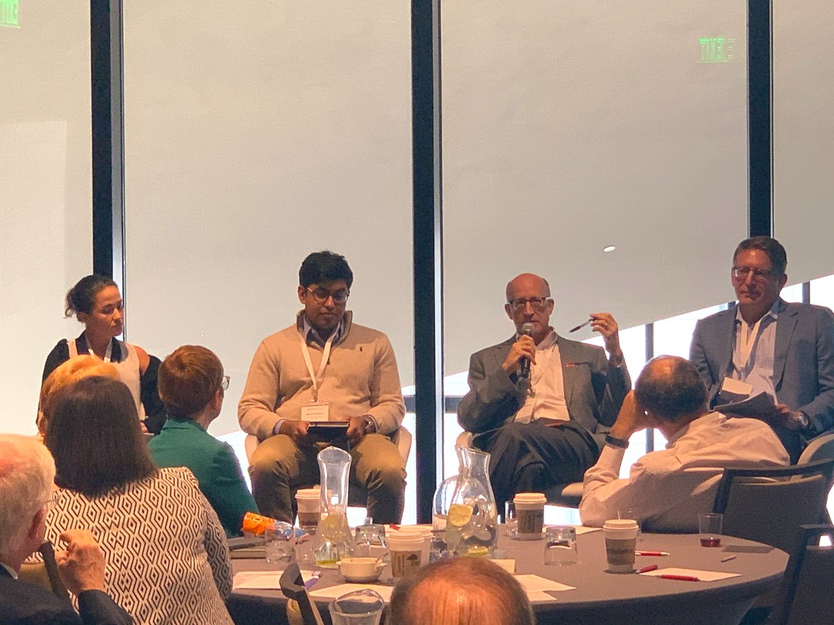 Insightful and thought-provoking conversation with <a href="/aliaemily/">Alia Wong</a>, <a href="/imkahloon/">Idrees Kahloon</a>, and <a href="/dougledIHE/">Doug Lederman</a> on the public’s perception of higher education. #AICCU2019Sac