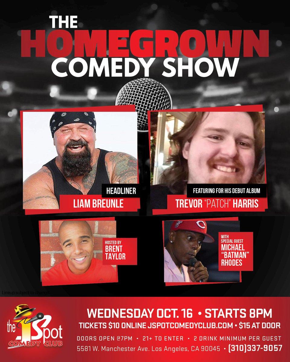 See you tonight at The J Spot Comedy Club‼️ 🎤 Click to get tickets online. 🎟 Watch out deh now. 😎 - mailchi.mp/7f6b2a4fea43/h…