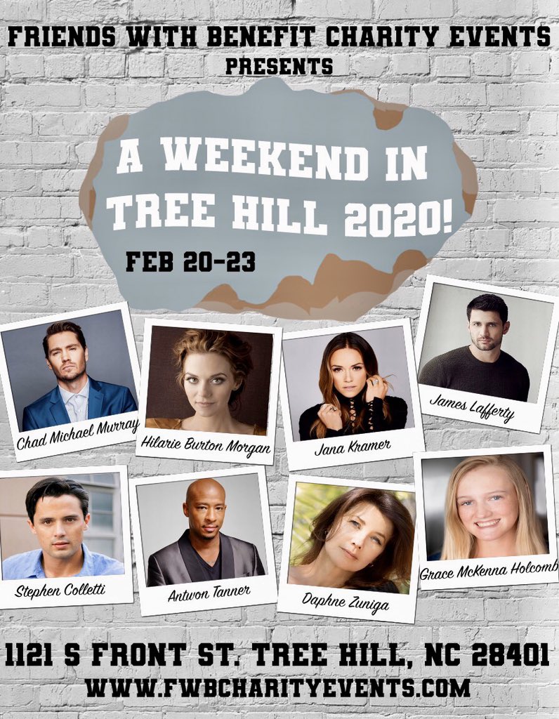 OTHdiary's tweet photo. Incredibly excited to be attending @FWBevents for “A Weekend in Tree Hill 2020” on February 20-23th! Grab your tickets now at https://t.co/IqnB2CrQrS! @HilarieBurton https://t.co/LnWF9Go5u0
