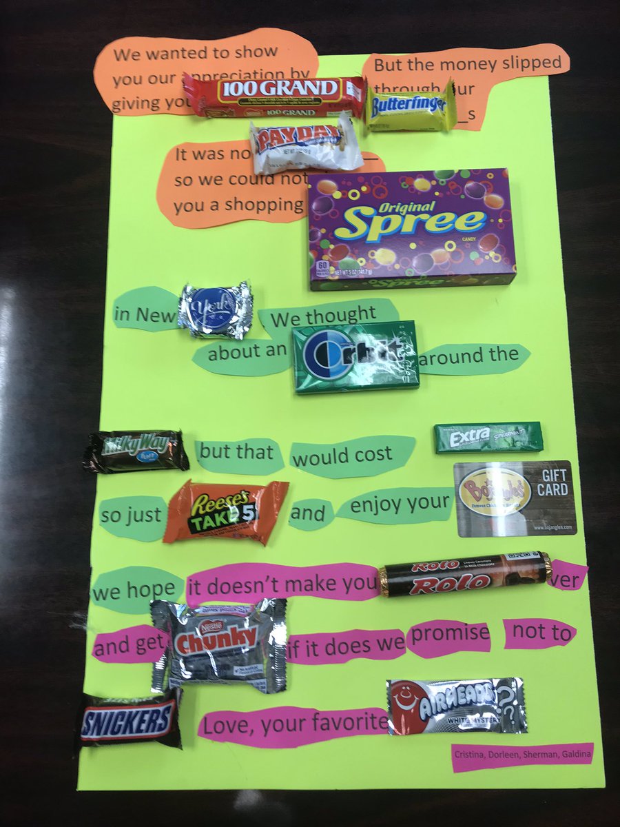 Blessed to be at such an awesome school! Overwhelmed by their thoughtfulness!!❤️