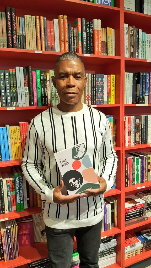 📚🚀The 'On Deck'. Author Douglas Gary Freeman with his new novel "Exile Blues" (2019). Celebrate with us the wonderful achievement of its publication, tonight, 6:30 at <a href="/ADBCC777/">ADBCC</a>! Launch is presented by <a href="/ADFRNTBooklist/">A Different Booklist</a> &amp; Canadian publisher <a href="/BarakaBooks/">Baraka Books</a>. #ExileBluesLaunch📚