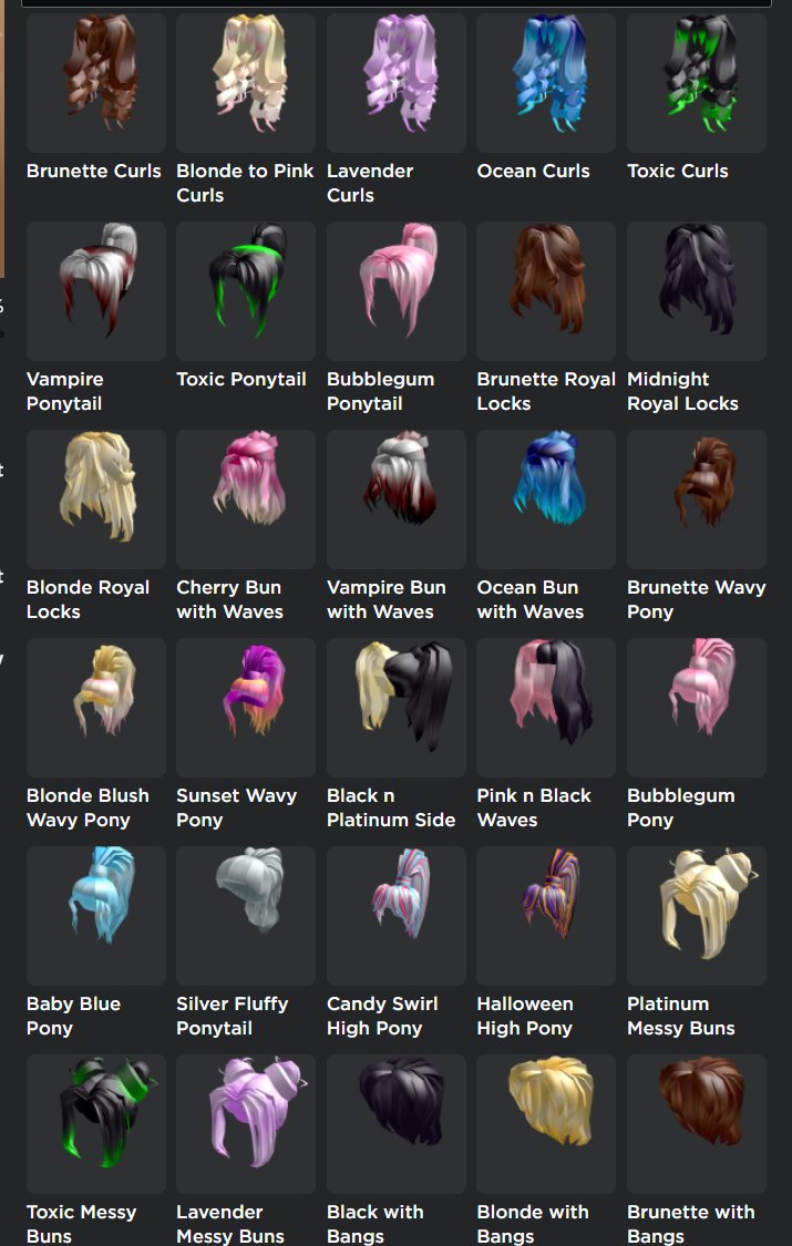 Erythia On Twitter Who Should Go On Sale Tonight - boy roblox hair codes