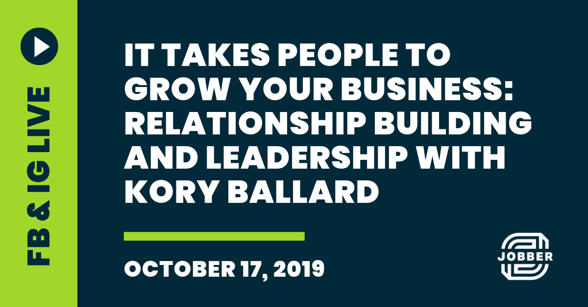 GetJobber's tweet photo. Thursday, October 17 at 9am MT/ 11am ET! Kory Ballard of Ballard Inc. has helped his team members grow, stay with his business, and retire. He'll share his insights into being a great leader in this FB Live direct from @GIE_EXPO. #roadtoGIE
Tune in โก๏ธ https://t.co/iulxerB4TG https://t.co/zyN0Aj522v