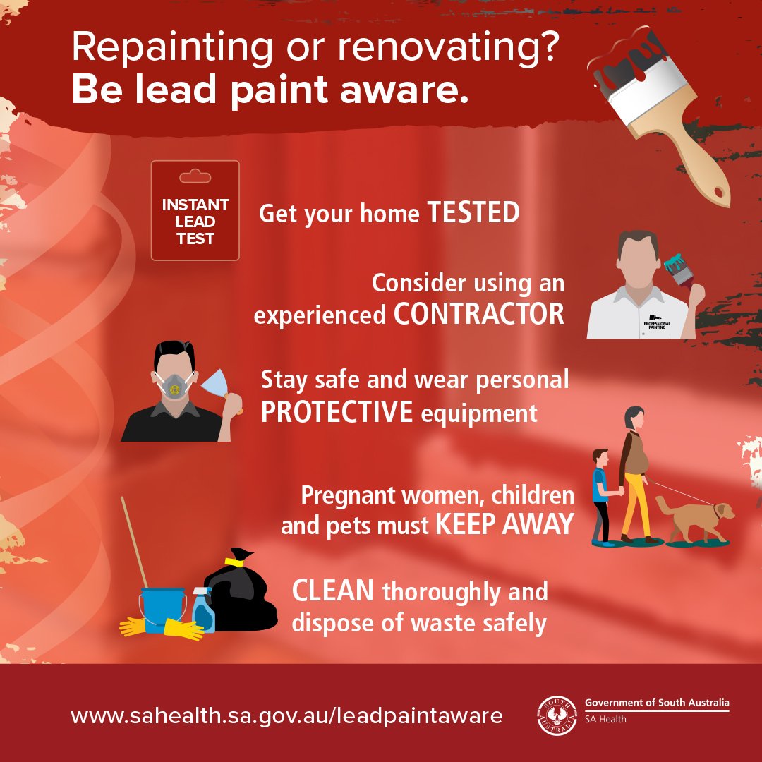 SA Health on Twitter "It’s International Lead Poisoning Prevention Week (20 26 October 2019) 