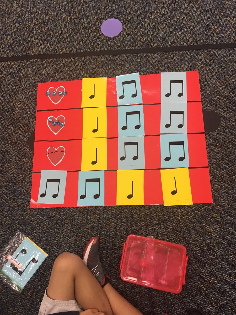 MrsYubaile's tweet image. I was able to return the favor to @Musical_MsJones today by guest teaching her 3rd grade class while she was gone. Here are a few 4 sounds on a beat pictures they made! Any group of kids from @AbbyEBankston’s homeroom is welcome with me!! 😊 #sixteenthnotes #twehowl @TWEHowl