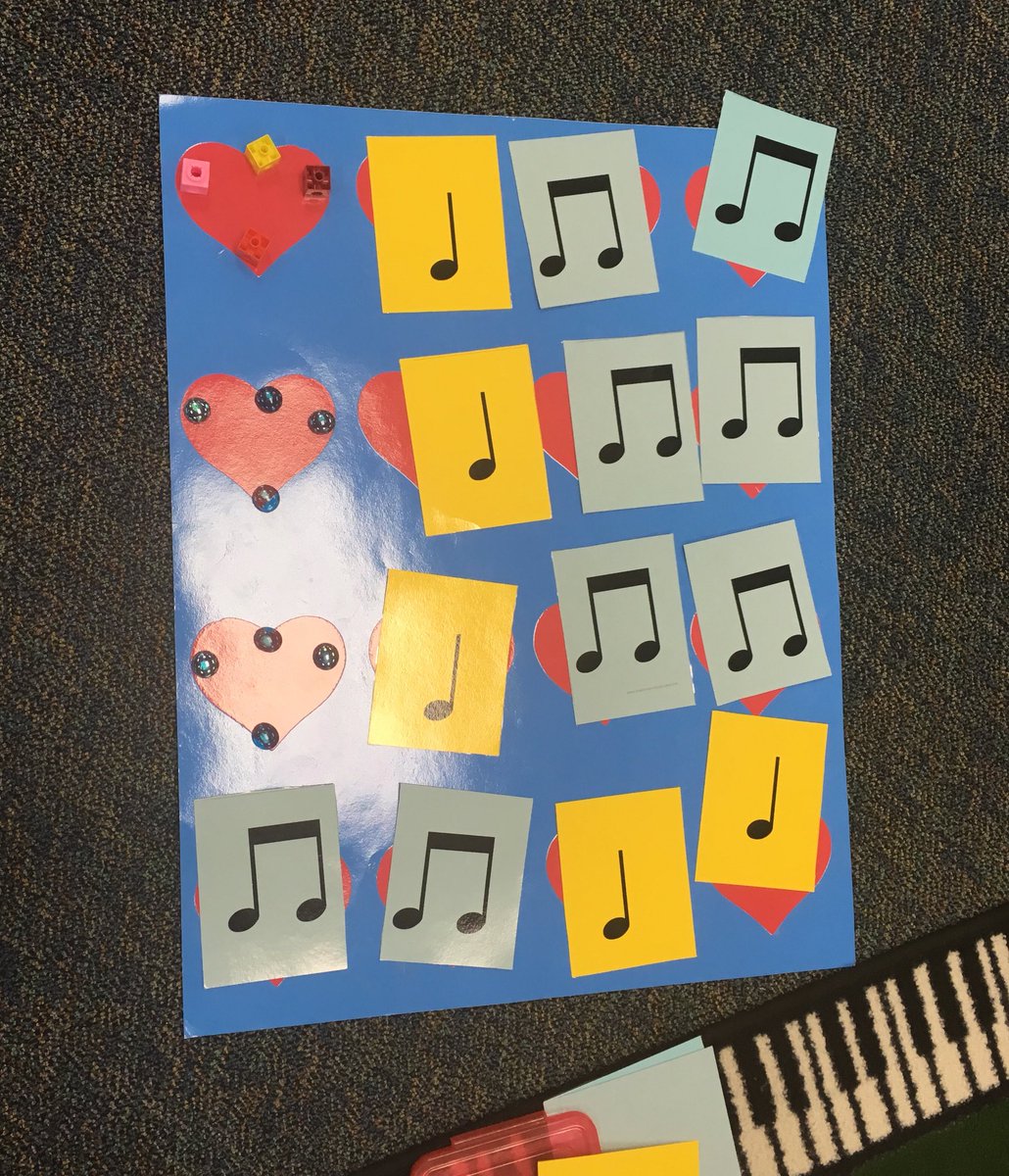 MrsYubaile's tweet image. I was able to return the favor to @Musical_MsJones today by guest teaching her 3rd grade class while she was gone. Here are a few 4 sounds on a beat pictures they made! Any group of kids from @AbbyEBankston’s homeroom is welcome with me!! 😊 #sixteenthnotes #twehowl @TWEHowl