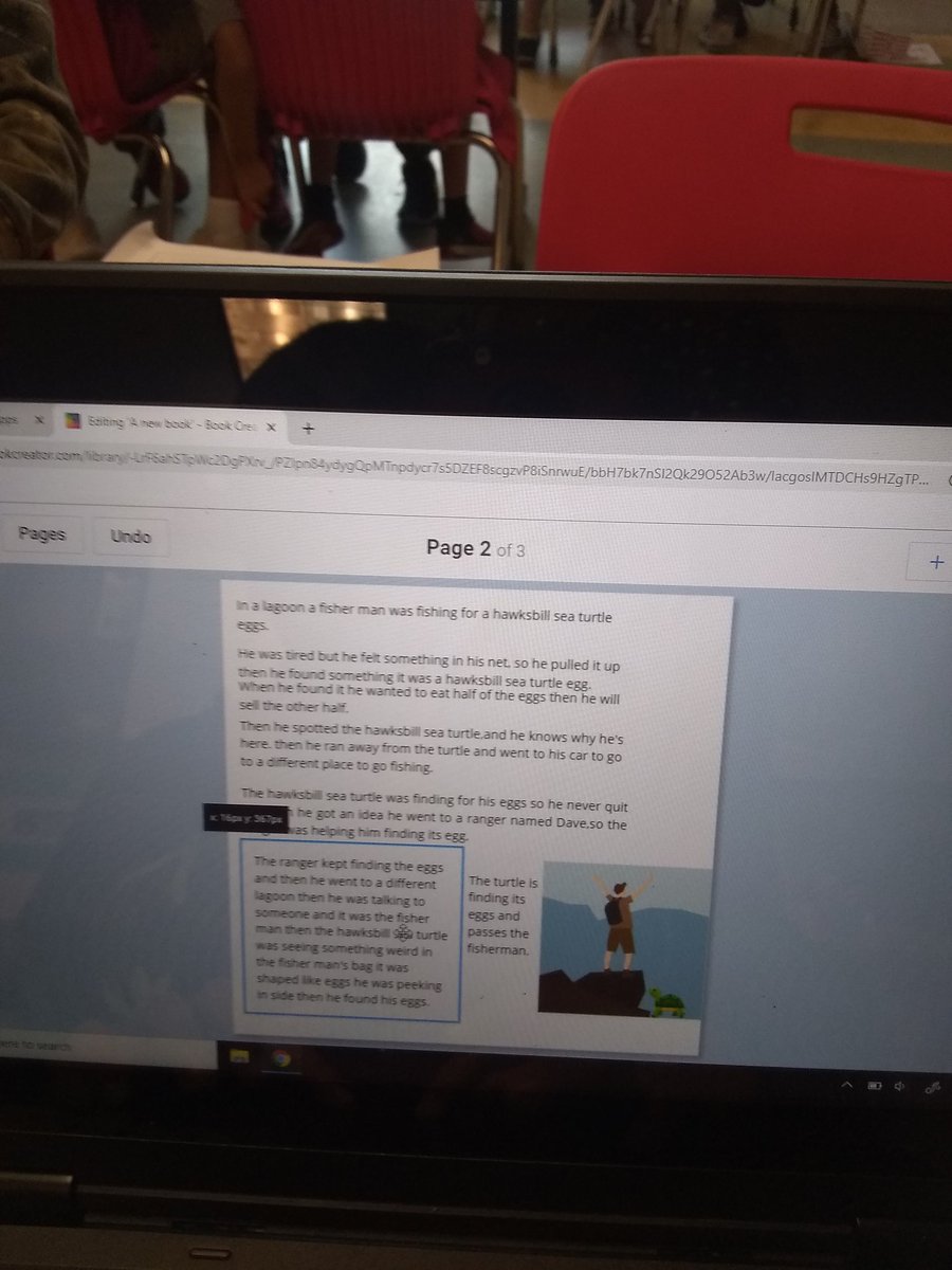 berwick1525's tweet image. Thank you @TechyBecky7 for teaching my RTI enrichment group how to use storybook creator. Their paired texts on endangered animals  will be amazing!! #vbevibe