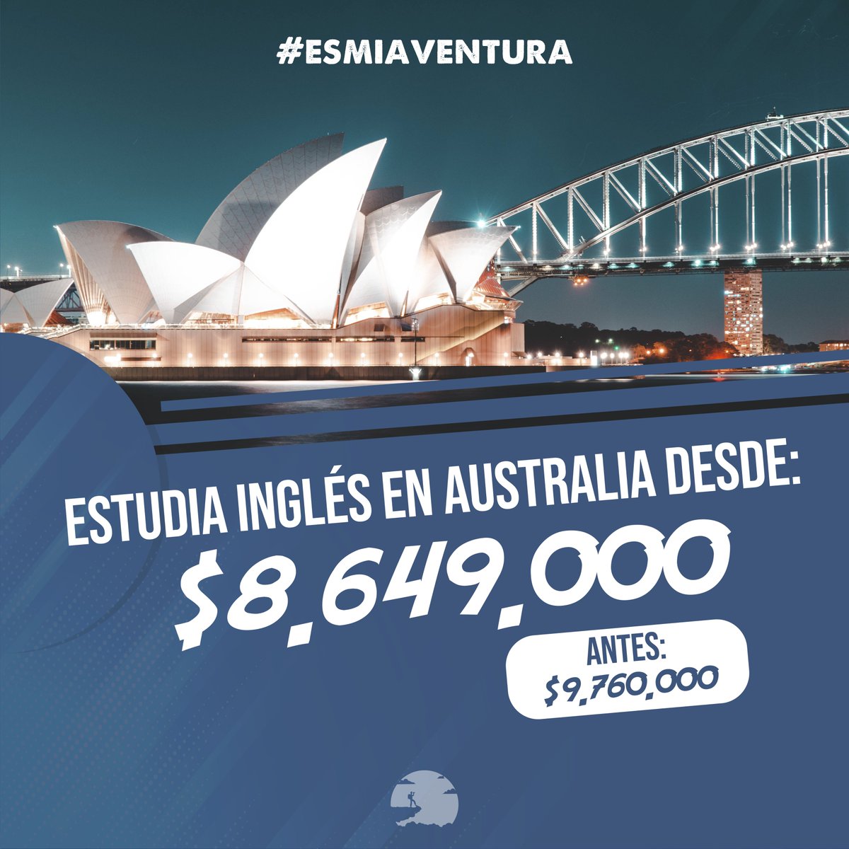 StudyAdventure2's tweet photo. Estudia inglés en #Australia durante 6 meses desde $8.649.000.

Esta aventura la puedes vivir en uno de los países con mayor diversidad cultural, un paraíso natural, además tienes la opción de trabajar legalmente

Más información
313 808 82 07

#australia #sydney #estudiaringles https://t.co/UEfvrkf5cs
