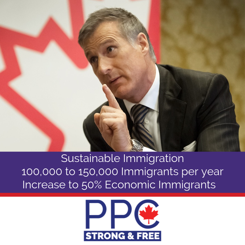 peoplespch's tweet photo. We need to open the discussion on immigration.

Our immigration policy should benefit all Canadians.

#cdnpoli #bcpoli #elxn43 #PPC2019 #canada #vote https://t.co/VetNT4p7kc