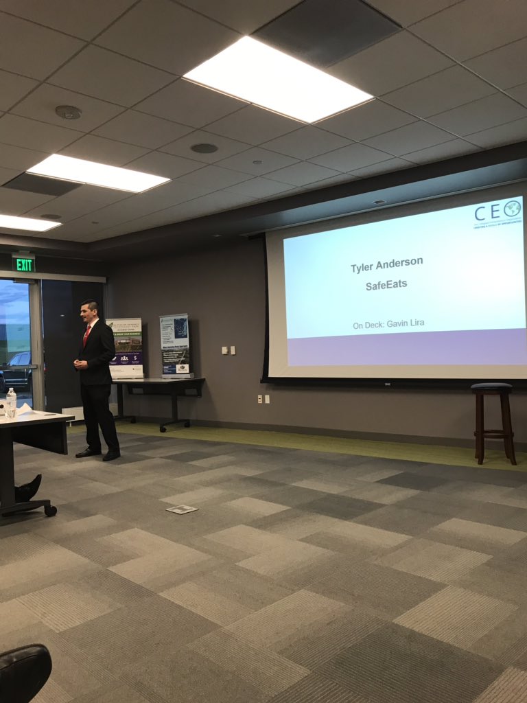 Now up, Tyler Anderson with SafeEats #UWWCEOElevatorPitch2019