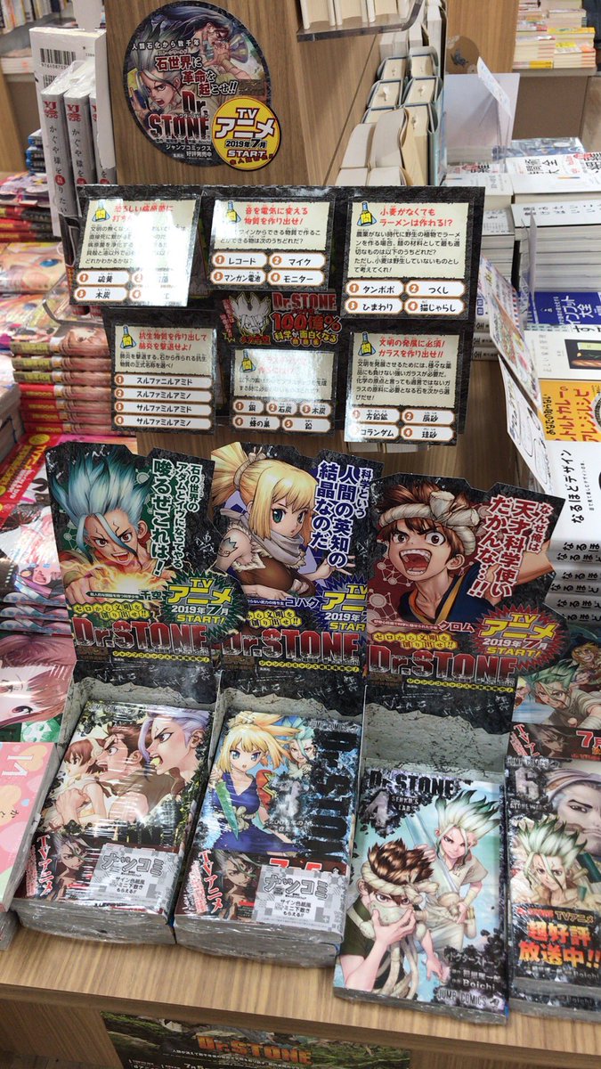 向坂 文宏 Pop広告研究家 در توییتر マンガ Dr Stone のクイズpop Dr Stone を小学校の科学の教科書に と言ってたら 本当に教科書になりそうな勢いだ 昔は学研の 科学と学習 と ひみつシリーズ で雑学を吸収していったけど 今はジャンプマンガか 向坂 文宏 Pop広告研究家 در توییتر マンガ Dr Stone のクイズpop Dr Stone を小学校の科学の教科書に と言ってたら 本当に教科書になりそうな勢いだ 昔は学研の 科学と学習 と ひみつシリーズ で雑学を吸収していったけど 今はジャンプマンガか
