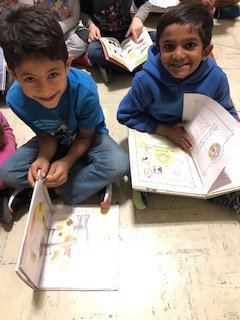 McVeetyRBE's tweet photo. The #McVeetyReadAThon2019 has started! The school is buzzing with excited readers who are looking forward to SO MANY literacy events planned for #SKeducationweek! Thanks to so many YQR businesses for prize donations! @fiorante_fio @RegPublicSchool https://t.co/s5EOKNUYx2