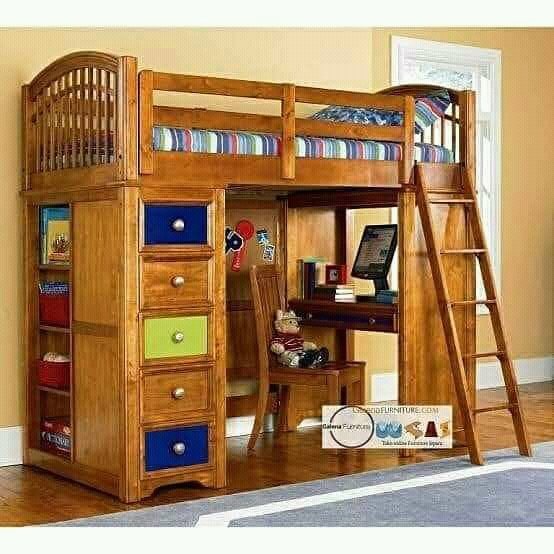 Tempat belajar dan tidur sang anak... minimalis