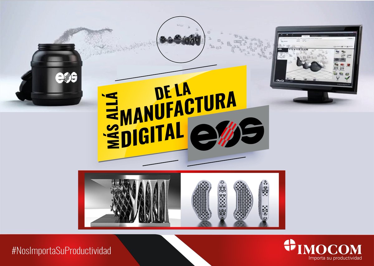 IMOC0M's tweet photo. Encuentre en IMOCOM la marca EOS de origen Alemán, quienes son expertos en sistemas y soluciones de alta calidad basadas en tecnología de impresión 3D industrial, para materiales de plástico y metal.

Ingrese a https://t.co/lzZ2D08fON https://t.co/ItKG7BnmBb