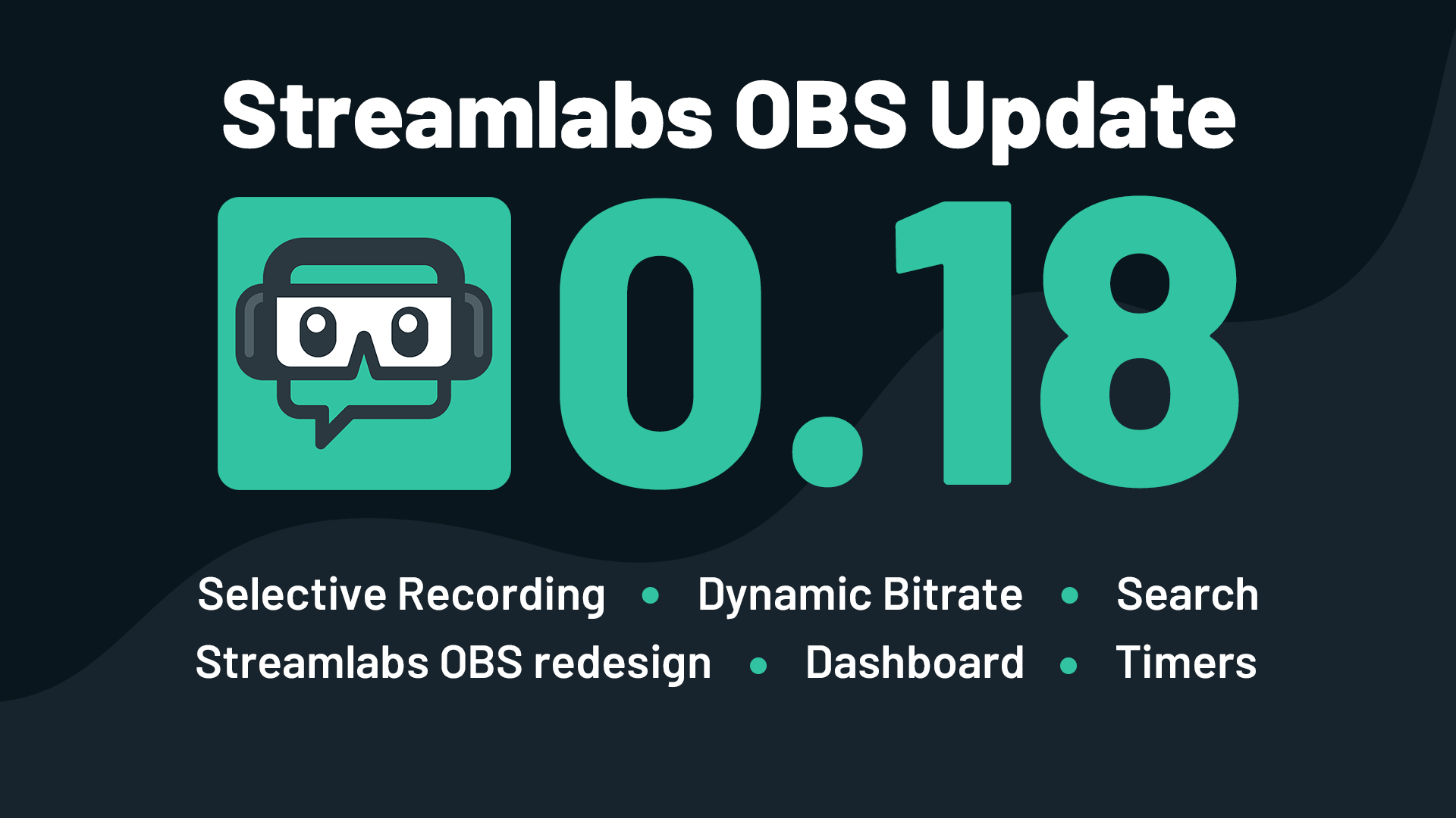 Streamlabs on "The update for Streamlabs OBS is live! We've introduced a variety of game-changing features like Selective Recording and Dynamic Bitrate. Check out our see what's new,