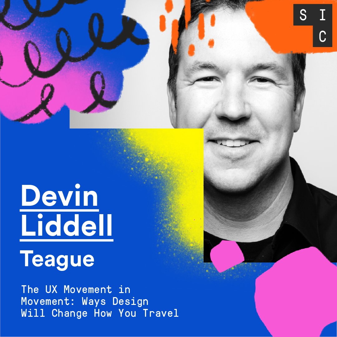 devinliddell's tweet photo. Join me tomorrow (October 17) for my presentation at @seattleinteract—The UX Movement in Movement: Ways Design Will Change How You Travel.

10:25am - 11:05am Lower Level 2
#SIC19 https://t.co/smpVx3Xt5Z
