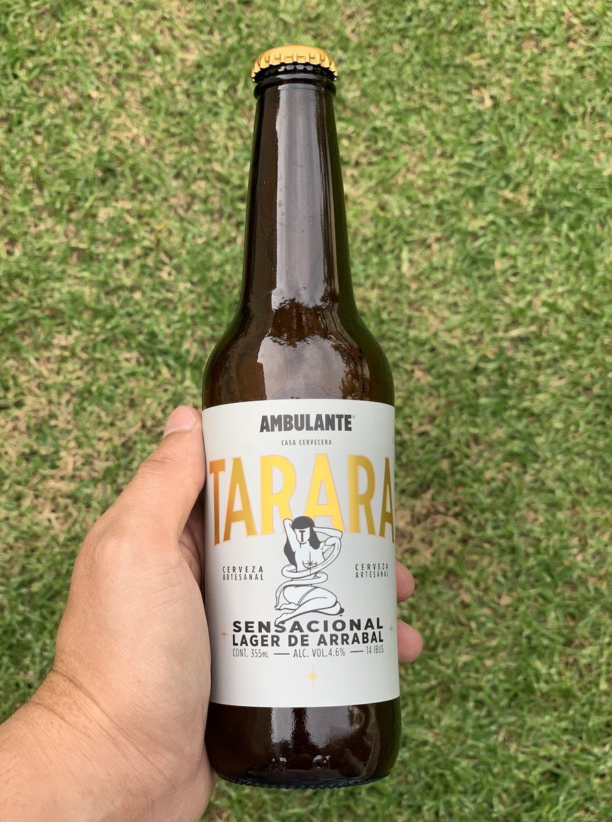 kubazapp's tweet photo. ¿Ya probaron Tarara? De Ambulante
•
Una cerveza sutil de color dorado y brillante, aroma a malta y hogaza de pan 🍞 #CervezaArtesanal https://t.co/4r27pONk1x