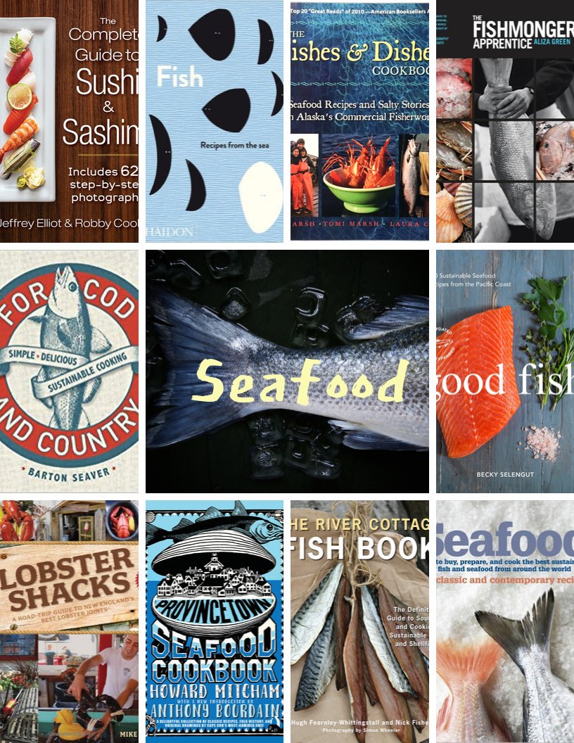 October is National #SeafoodMonth! Here are ten books on seafood, featuring work by <a href="/JSElliot/">Jeffrey Elliot</a> <a href="/tunaFase/">tunaFase</a> @Phaidon <a href="/ChefAlizaGreen/">Aliza M Green</a> <a href="/bartonseaver/">Barton Seaver</a> @ChefReinvented <a href="/HughFW/">Hugh Fearnley-Whittingstall</a> and more! Blog for full list &amp; summaries: bit.ly/2BkiLao