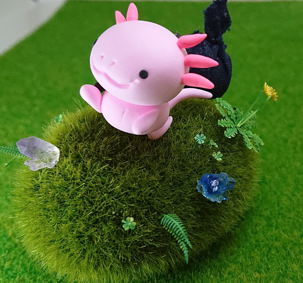 Unknown Clay Zoo Miki Clay Zoo新作 ウーパールーパーの旅 価格未定 絵本の中の1ページを切り取ったようなそんな作品作りがしたかったので これから色々展開していきたいと思います こちらはminneの販売になると思います ウーパールーパー 樹脂