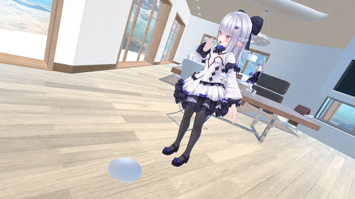 UnibaVirtual's tweet photo. 「Lady  snow, Ready grow!」
クッキーを集めて、スノウエルフちゃんを大きくするワールドです。
まだまだ大きくしたいので、アプデも少しずつ進めていこうと思ってます。

あとこのポスター配布するのでquadに貼るなりして使ってください…。

#VRChat_world紹介 
#VRChatワールド紹介 https://t.co/3JtWinjNNX