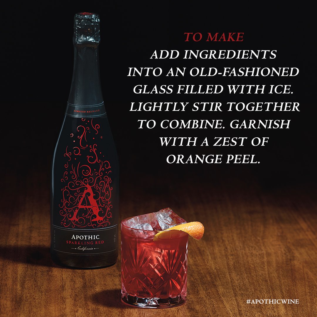 ApothicWine's tweet photo. In honor of Halloween, we've crafted a killer custom cocktail using #ApothicSparklingRed. Swipe for the full recipe and tag someone who would love to make this. #ApothicWine https://t.co/HvyzYLNAlI