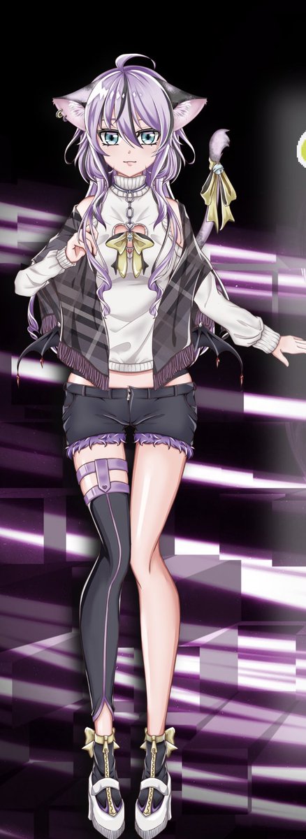 Consentoki's tweet photo. 紫咲ルム
猫バージョン描きました https://t.co/rqHAstiuHg