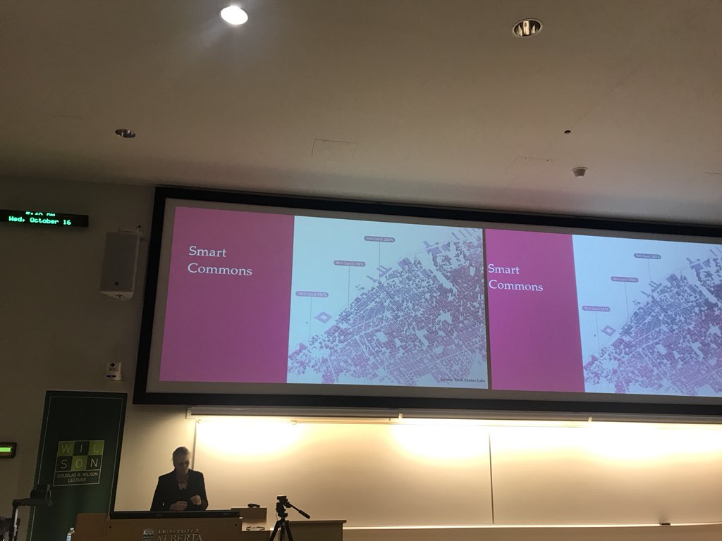 TessyBritton's tweet photo. Smart Commons - capturing value of public investments for public good @DarkMatter_Labs @indy_johar #DRWLecture with @JayneEngle https://t.co/bunPU8OcEO