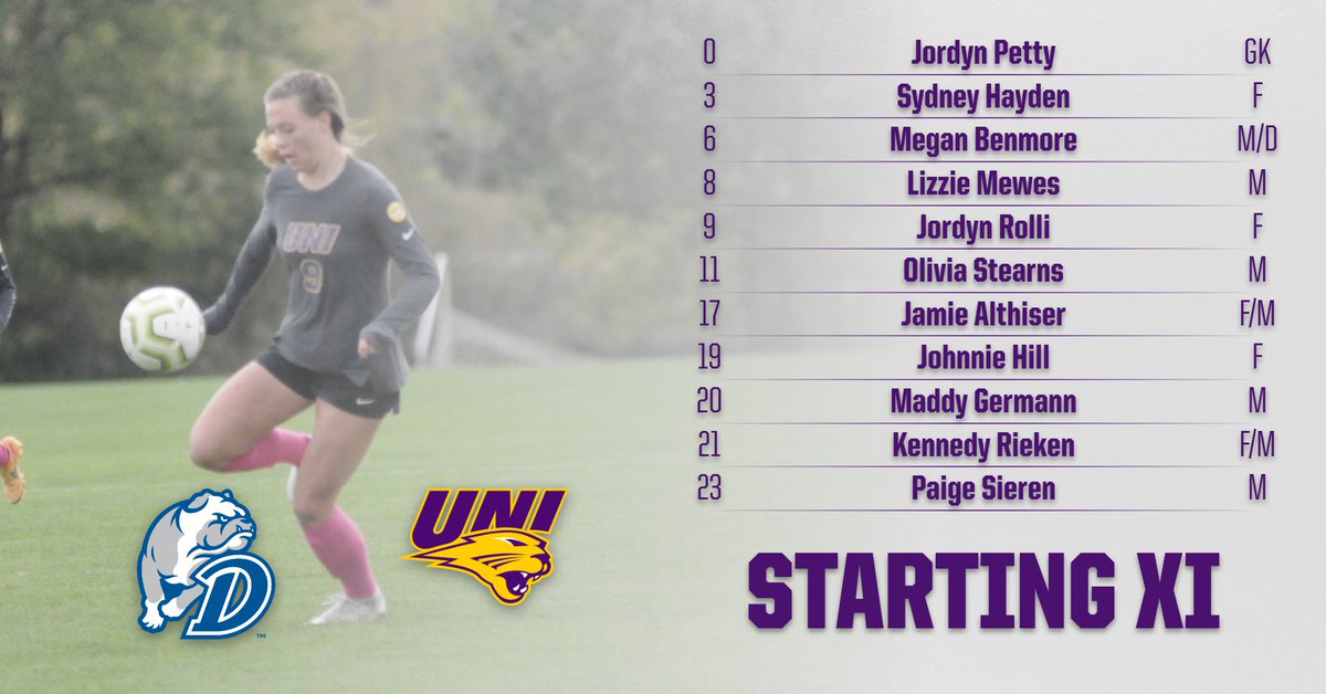 Here is your starting line up for tonight's match up against Drake! Tune in on ESPN3 to watch!

#UNIFight
