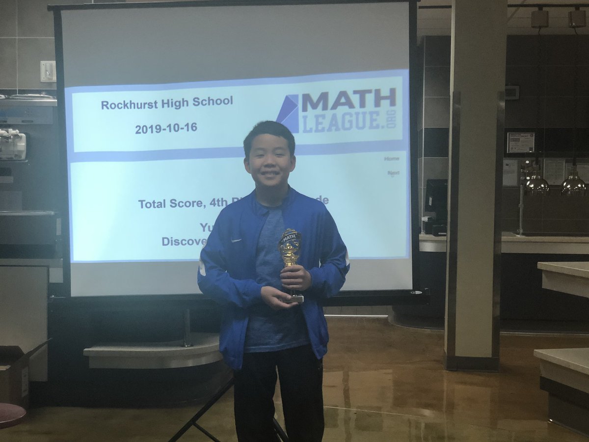 dmsjmiller's tweet photo. Yuhao takes fourth place overall for seventh graders! #dmsleads #dms311 https://t.co/2l7VMNtz2C
