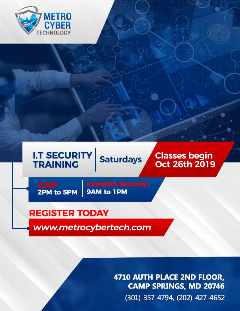 ONELINX's tweet photo. Join our next Cybersecurity classes beginning Saturday Oct. 26th. Register online at https://t.co/Zx0eSf9a00. https://t.co/Qy4trJYVGE