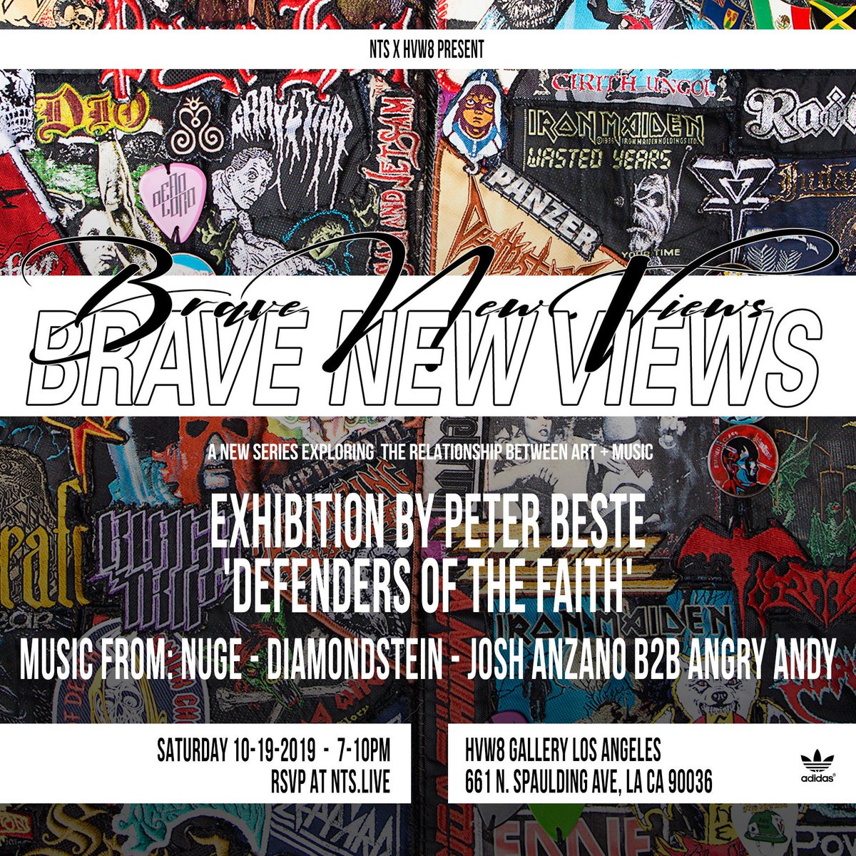 DiamondsteinAV's tweet photo. SATURDAY SATURDAY SATURDAY @NTSlive @adidas @HVW8 are throwing a party for @peterbestephoto new series, and Don Nguyen and I will be DJing metal slappers for it (or at least I will). Yeah, THAT Peter Beste. RSVP before you can't. https://t.co/goTpS0KI0r