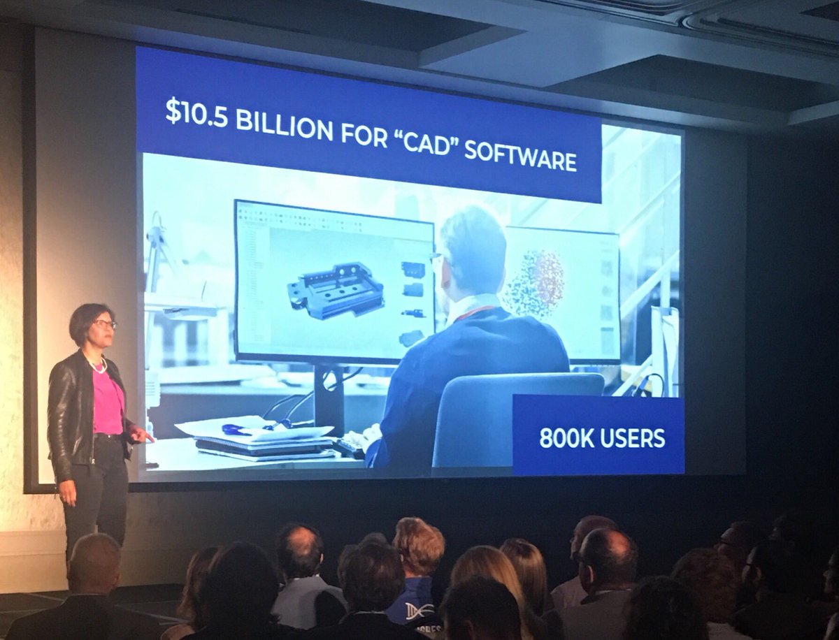 IET_SoCal's tweet photo. #WomeninSTEM , a compelling pitch rethinking design from Karen Caswelch CEO @SciArtSoft at #TSDemoDay  #techstarsstarburst https://t.co/ZfkIiGw4IG