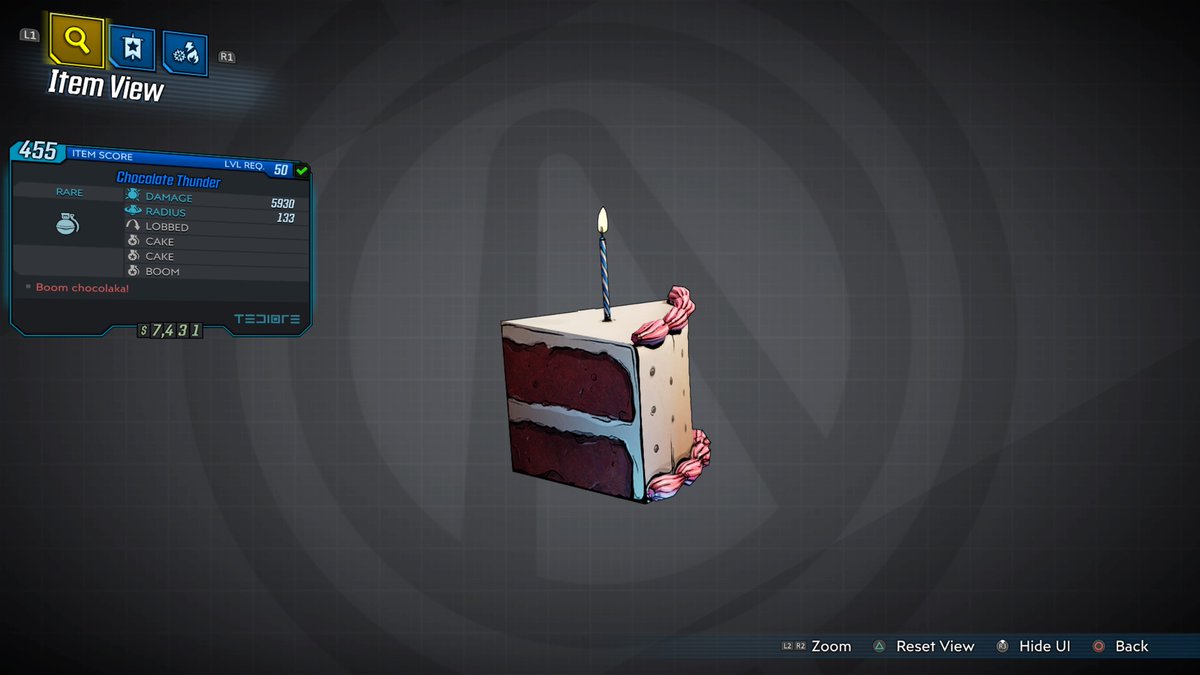 MathematicTTV's tweet image. Happy Cake Day #BL3 #Borderlands3 #Borderlands #PS4share