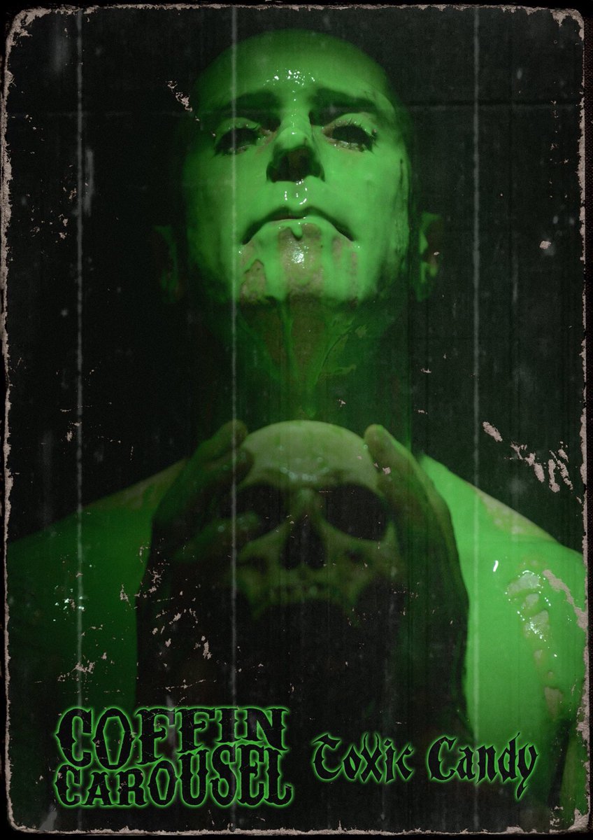 coffincarousel's tweet photo. Happy Halloween season 💀💚🎃 #coffincarousel #howardvonnoise #toxiccandy #horror #HorrorFam #Halloween  #horrorbusiness #ogofcreepycool #greenhell https://t.co/NHdsG5f4YW