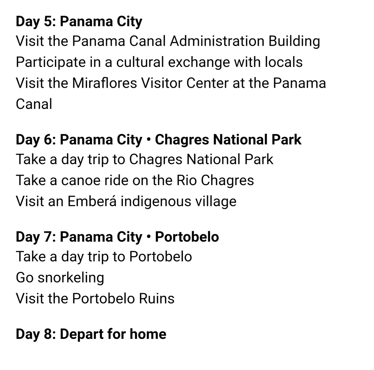 AmyIgnasiak's tweet photo. My daughter has the opportunity to go to Panama in April 2021 for her Spanish class. Please consider donating to her Panama Trip Page to help her go on this wonderful trip of a lifetime! Her Itinerary is attached.
DONATION PAGE-
https://t.co/tiHqNMWMBK https://t.co/xDXowYOwPJ