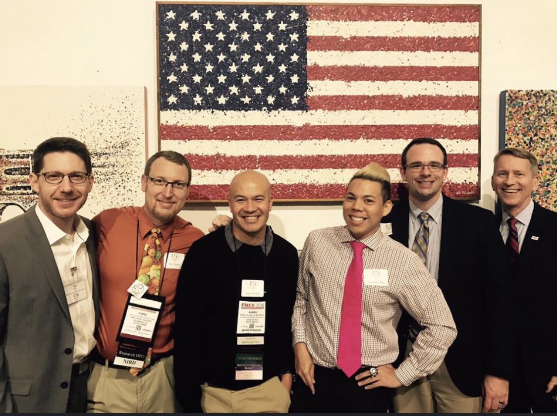 acpnutrition's tweet photo. The guyatitian crew  @SCRDinDC @CTaylorRD @genkinutrition @MiltonStokes @MartyRDN #fnce #nutrition #eatright #guyatitian @eatrightFNCE https://t.co/iRAn6gtnuM