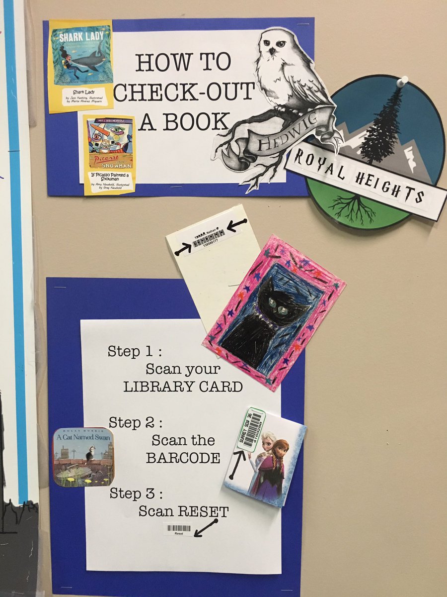 KhakhMarina's tweet photo. @RoyalHeightsBC Library Learning Commons self check-out has arrived! Started with the Gr.7’s today and they were very excited! #scannerfun #sd36tl #sd36learn @Surrey_Schools @emilinedowns - ♥️ thx for the start-up guidance https://t.co/Yvk45wwFwG