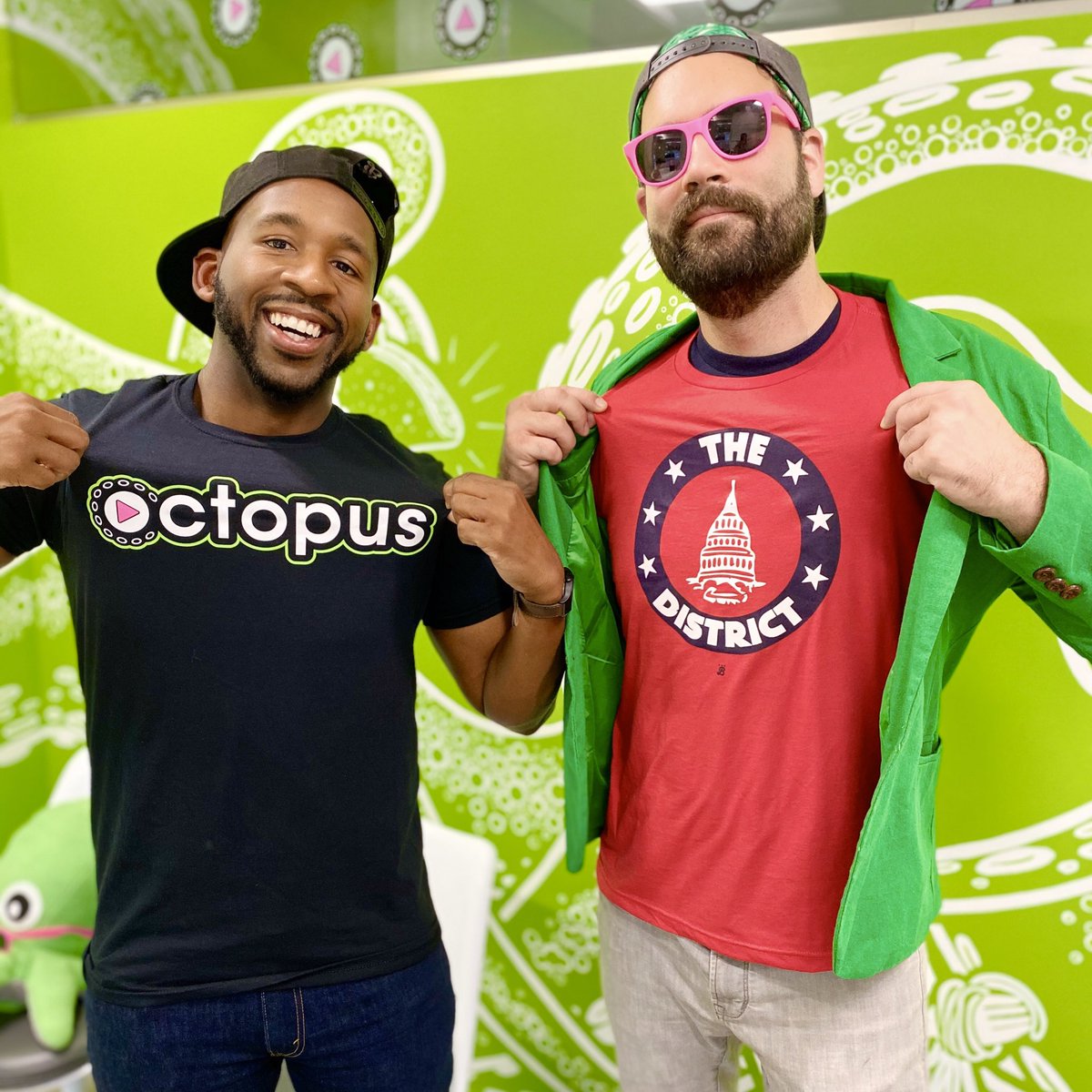 BailiwickCrewDC's tweet photo. Had a great interview today with Alex & @playoctopus! 🐙
We talked hustle, purpose, & what it takes to get your business off the ground!
It’s dropping soon on the Play Octopus platform! 💪🏽
#bailiwickcrew #madeindc #thedistrict #hustle #thegrinddontstop #playoctopus https://t.co/9bZdU0jfff