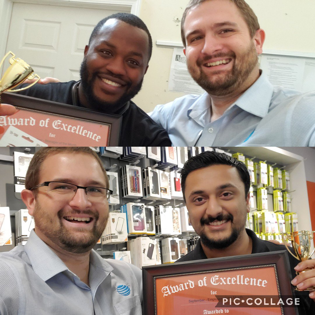 Congratulations to Mike and Ali, our Manager and Employee of the month! Huge accomplishments from these two. #BestTeam #ATL