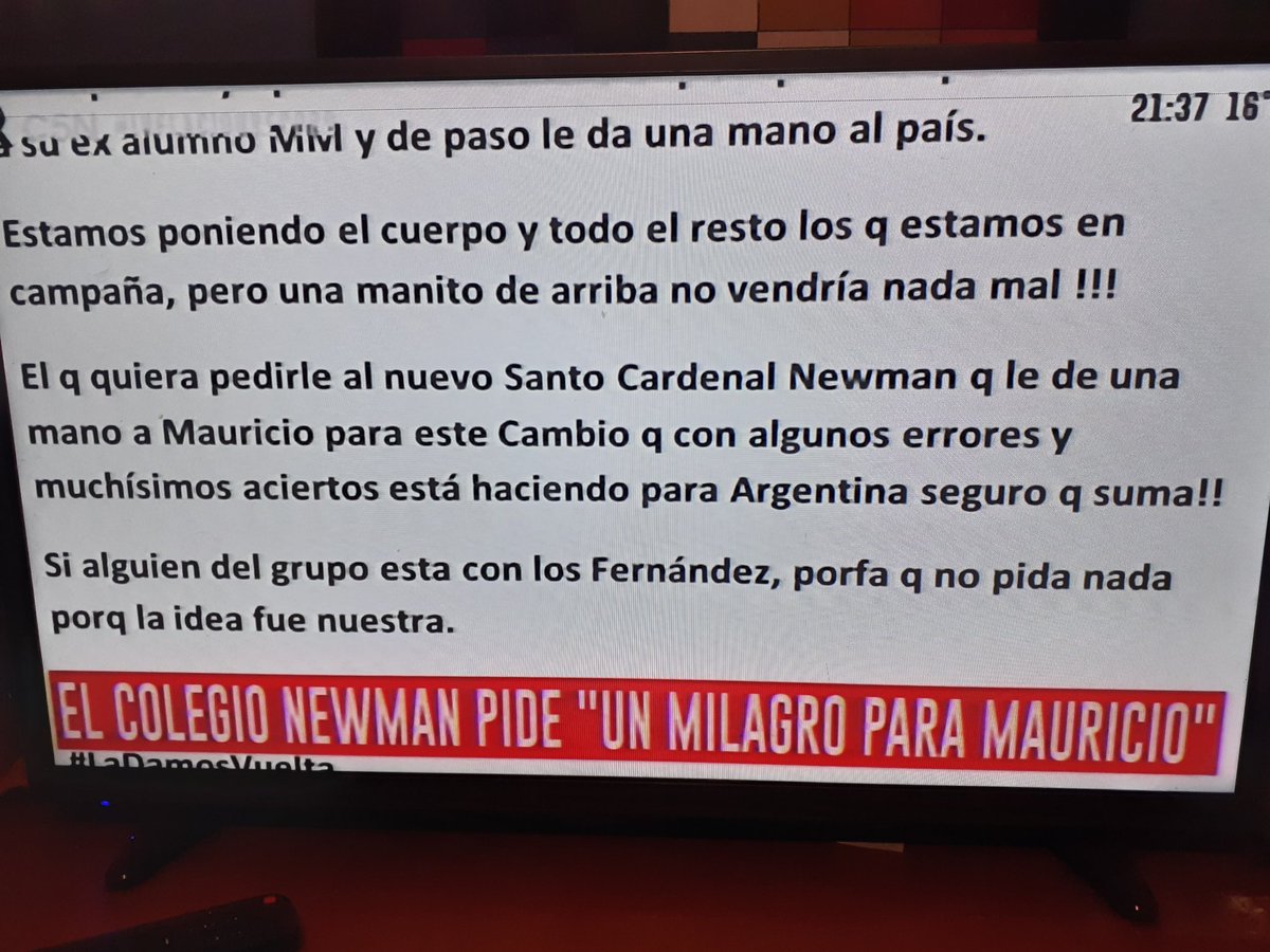 soyladeltango's tweet image. Le piden un milagro al cardenal Newman. Sí,  posta #InflacionRecord