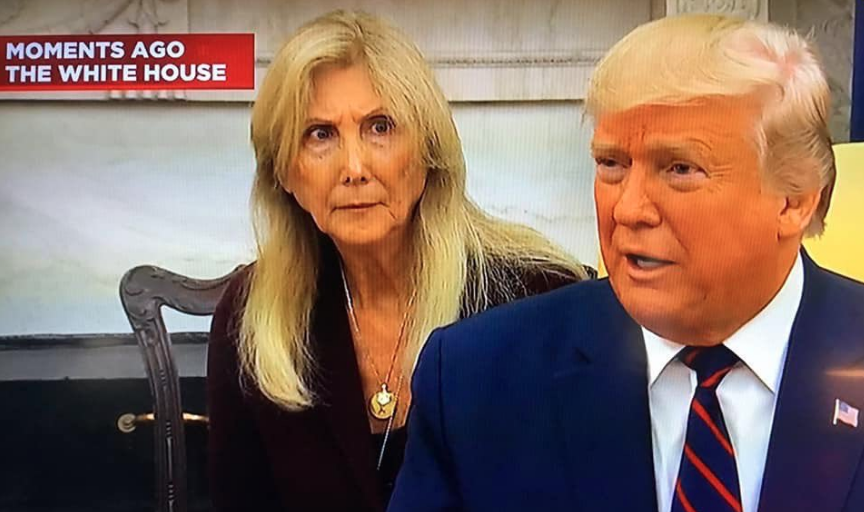 Teymour_Ashkan's tweet photo. The look of the White House Italian translator as Trump says President Mozzarella for the Italian President and says U.S. and Italy have been allies since Ancient Rome. https://t.co/4c4kTl1wl3